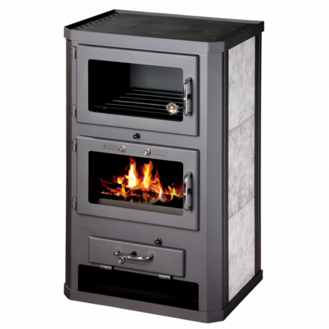 Poêle à bois avec Four - BELLEZA GRANDE F - 12kW