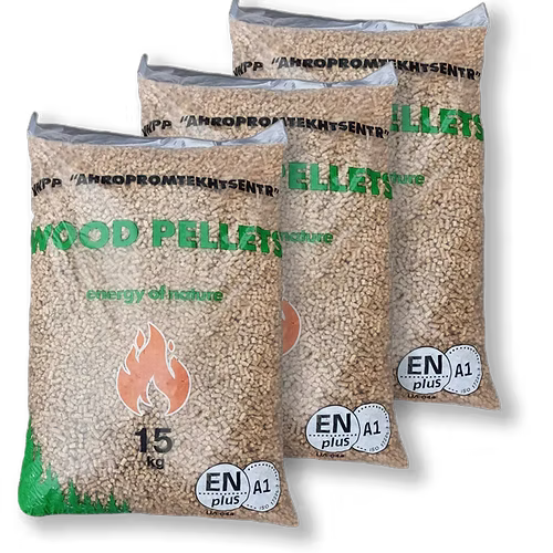 70 sacs de 15 kg de Pellet Eco Pin – certifiés DINplus et ENplus A1