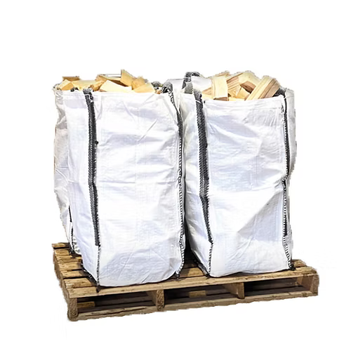 Sacs de bûches de bois hominées mélangées au four x4