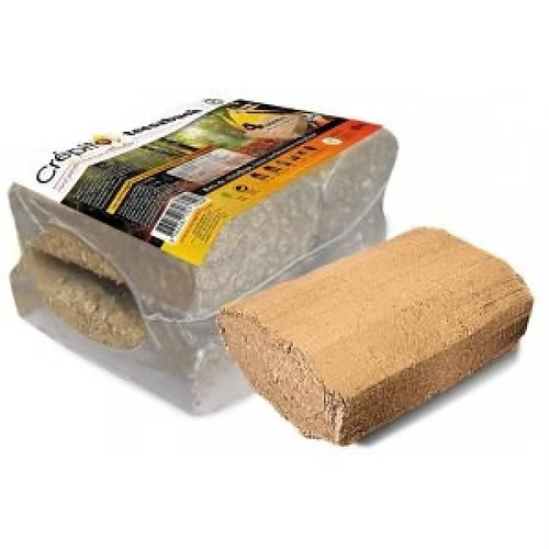 Bûches de bois compressées Tecsabuch Crépito : 100% naturelles (Palette de 1T)