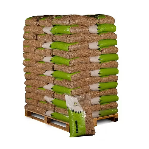 Granulés de bois de hêtre de 60 sacs x 15kg