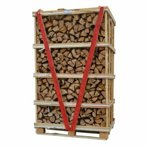 Caisse à bois de cheminée 30 cm 3,5 Stères chêne ultra sec (mélange Hêtre-Chêne Humidité <10% )