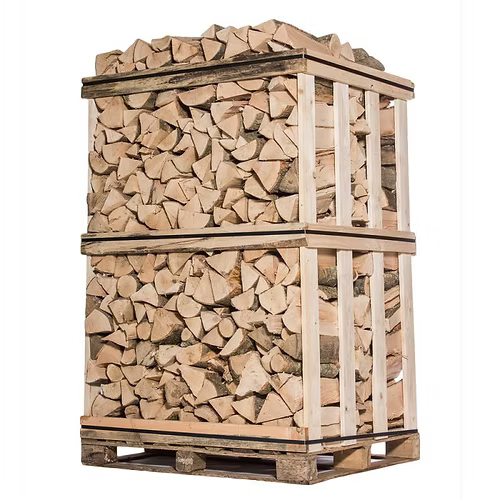 Bûches de bois séchées (Mélange de Hêtre, Chêne, 30 cm (2 stères, Humidité <10% )