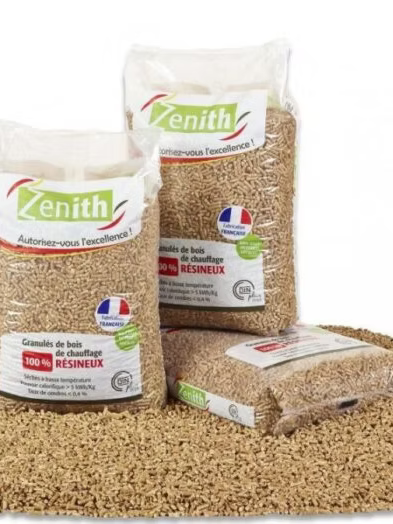 Pellets De Bois Zenith Piveteau – Palette De 72 Sacs De 15 Kg