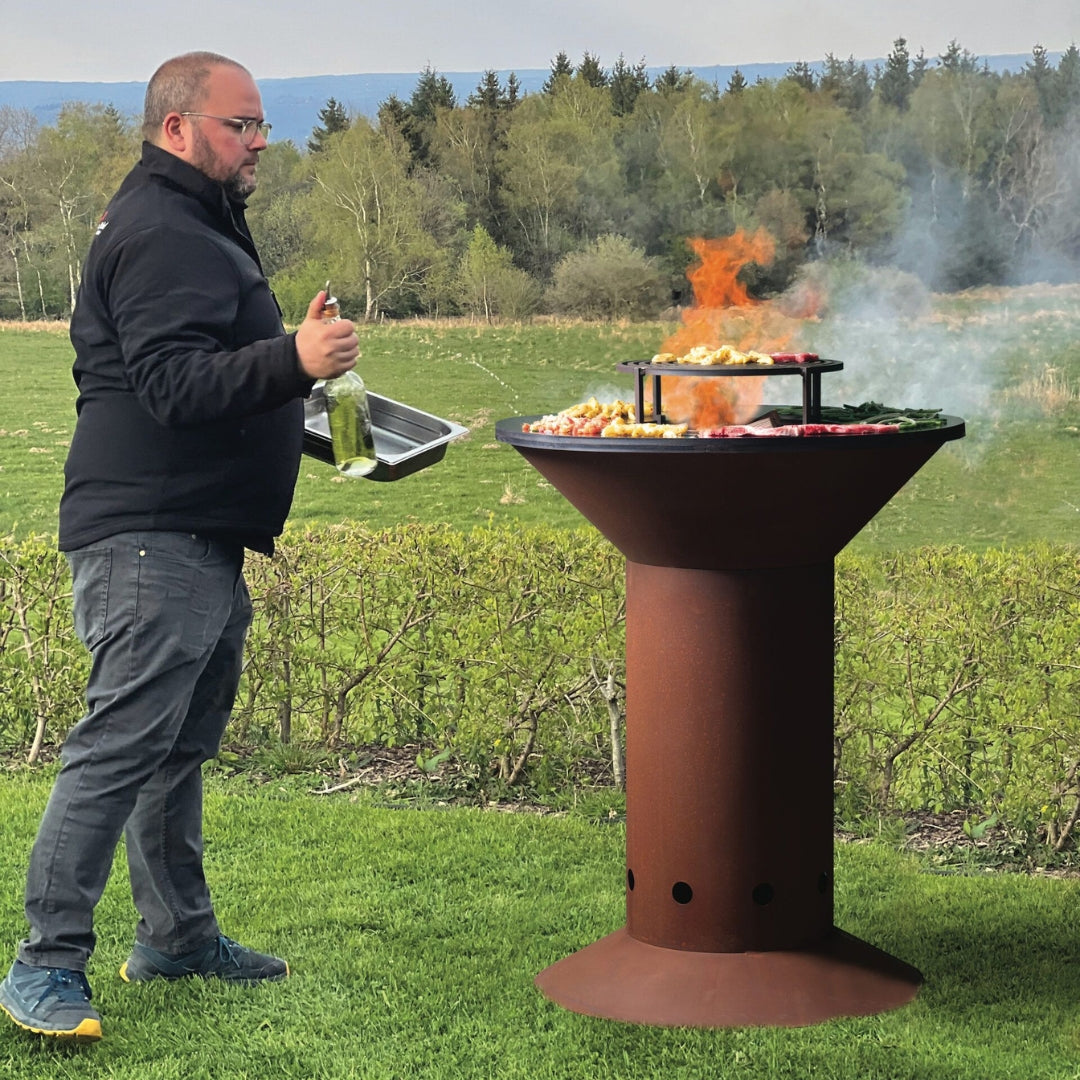 PLANCHA-BRASERO-BARBECUE : NOVEO 825mm