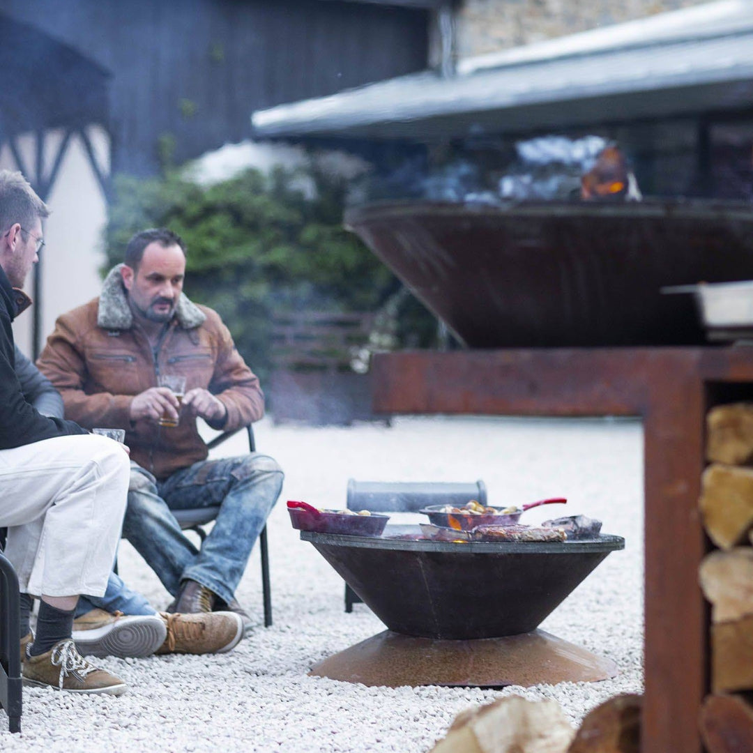 PLANCHA-BRASERO-BARBECUE : BRASEO TABLE BASSE