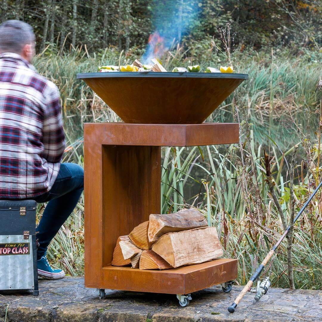 PLANCHA-BRASERO-BARBECUE : C-COOK 980mm