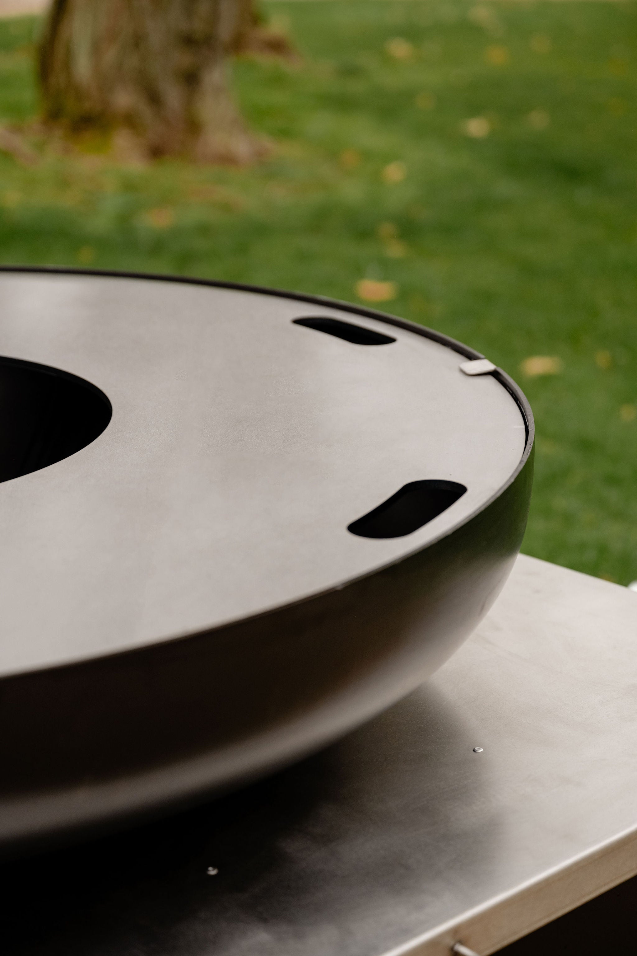 Brasero sur remorque