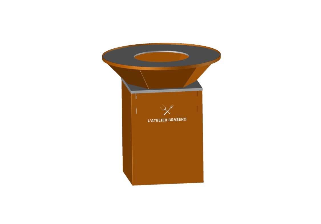 Brasero 850 - Corten