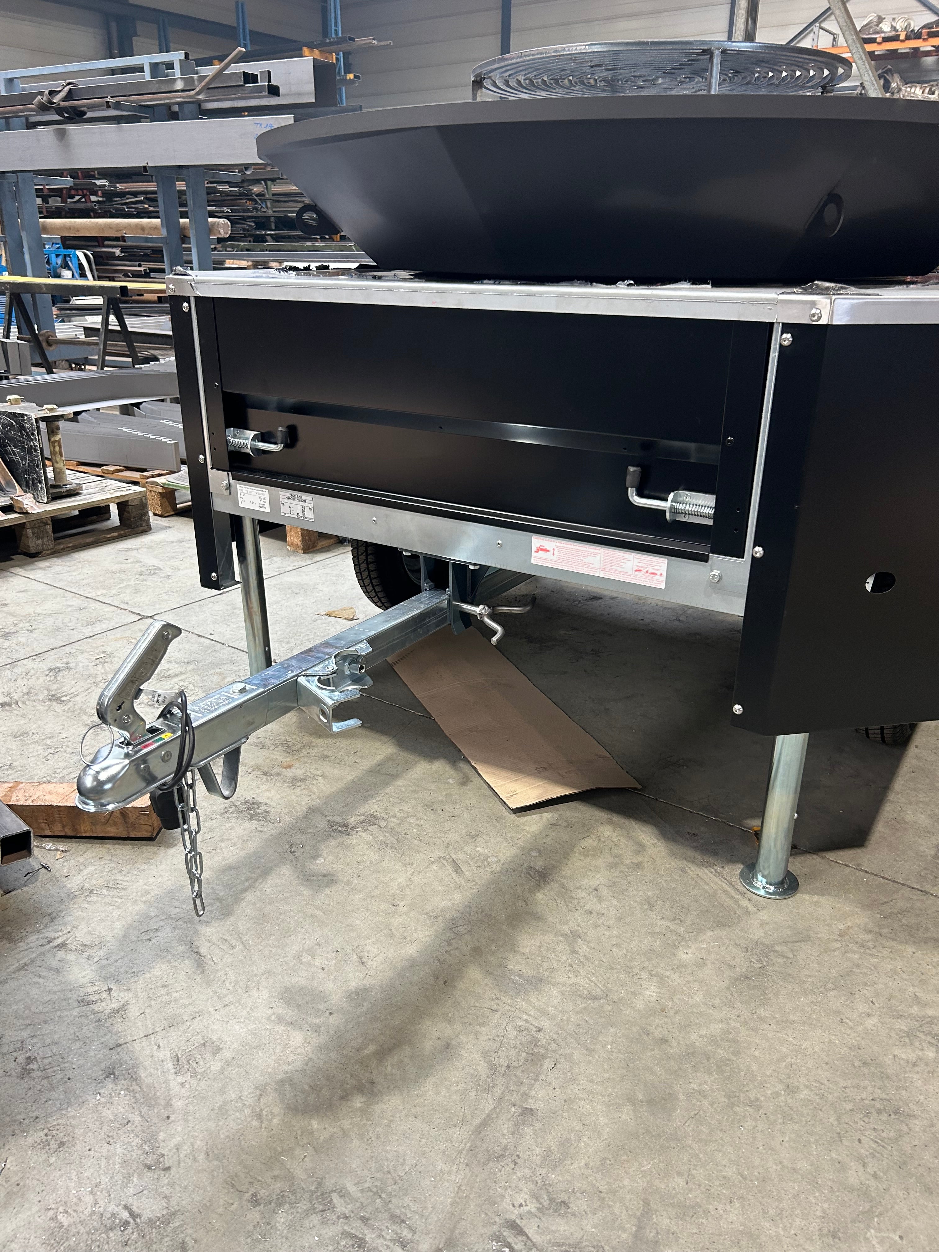 Brasero remorque professionnel