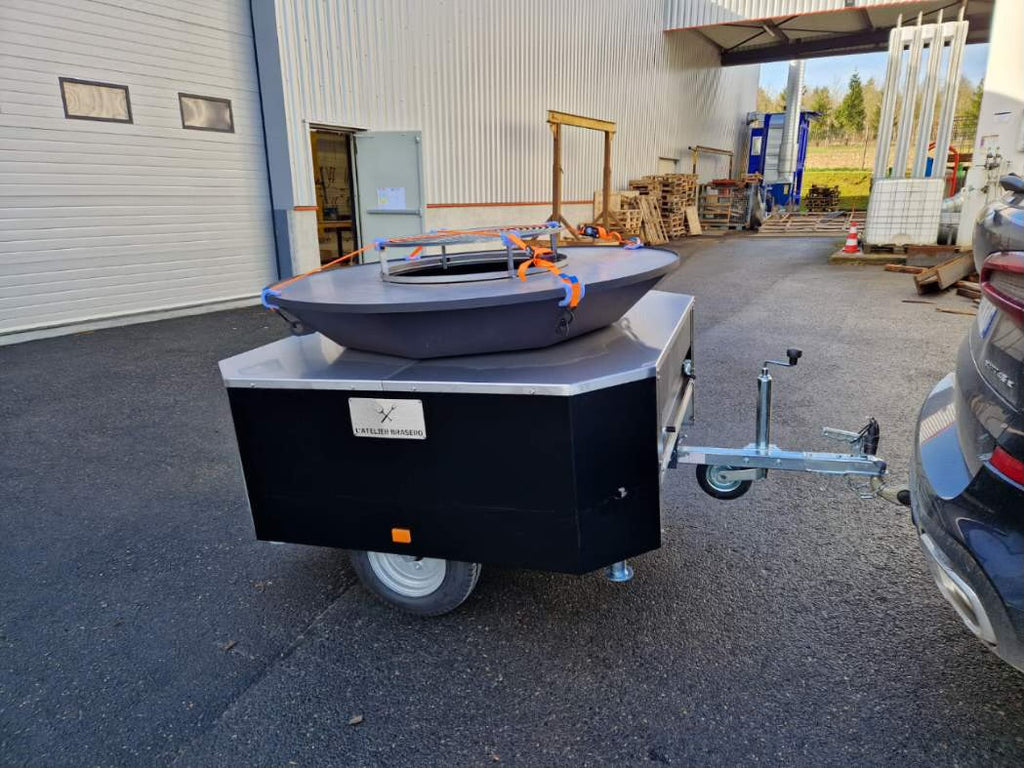 Brasero remorque professionnel