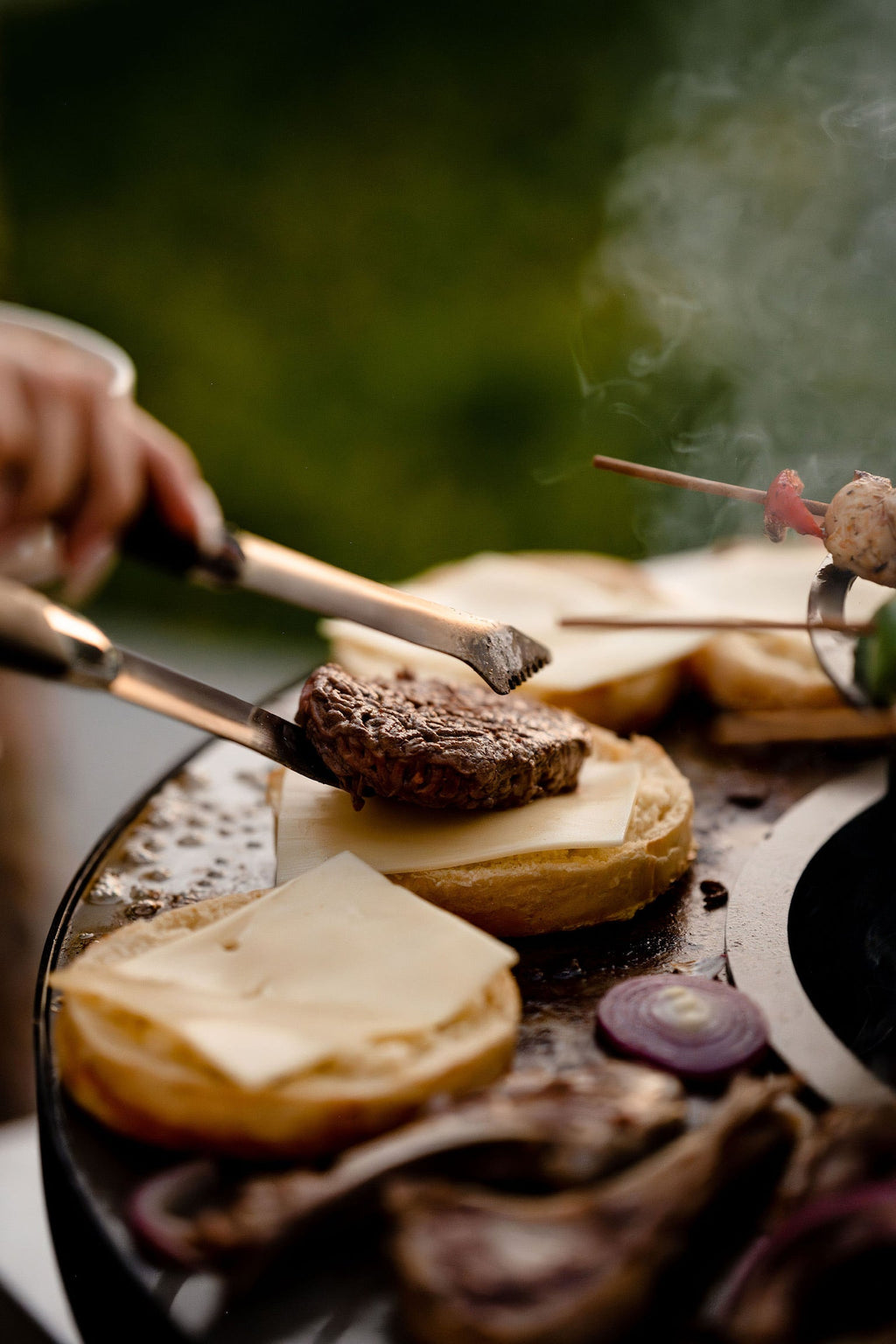 Brasero sur remorque