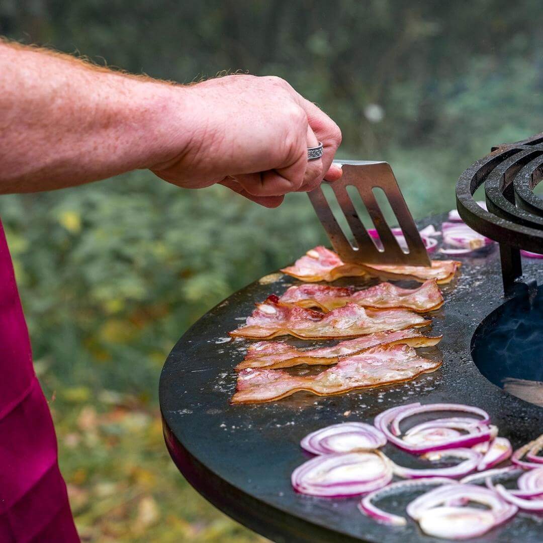 PLANCHA-BRASERO-BARBECUE : MODULEO AVEC RANGE BÛCHE