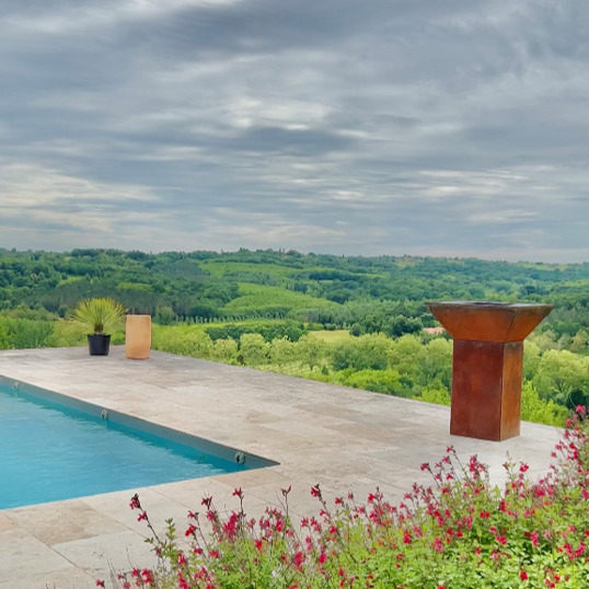 Brasero Classique Corten 75