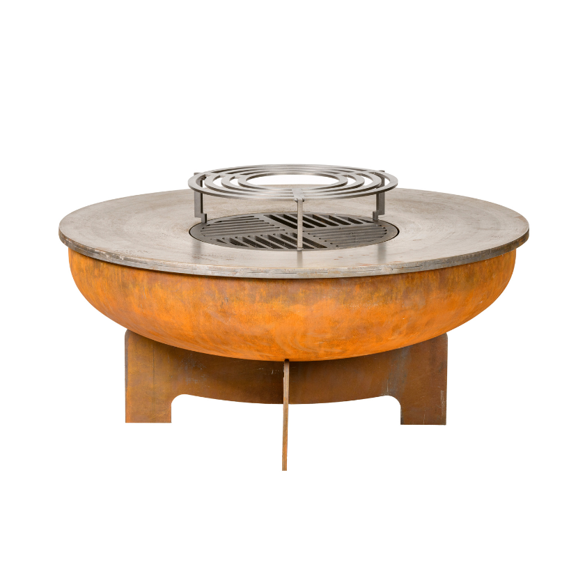 Brazen brasero plancha Sol Corten