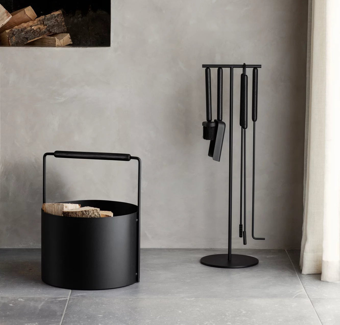 Serviteur 4 outils noir