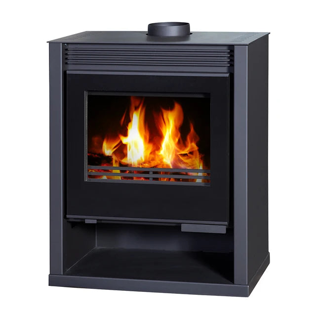Poêle à bois BELLEZA RUBIN LUX Noir 13kW (max 21 kW)