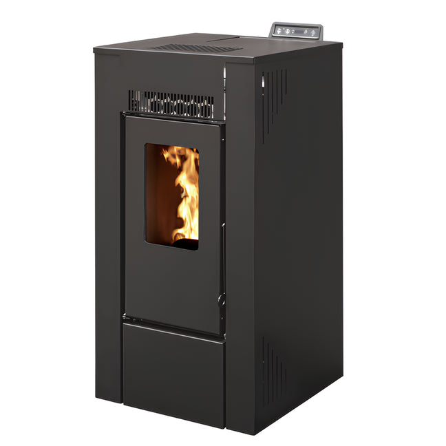 Poêle à Granulés Etanche - EMAFLAM DALA Noir - 7,92 kW