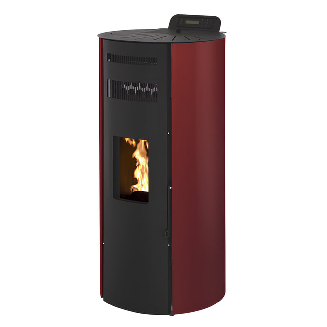 Poêle à Granulés Etanche - EMAFLAM CALIXTE Bordeaux - 12,1 kW