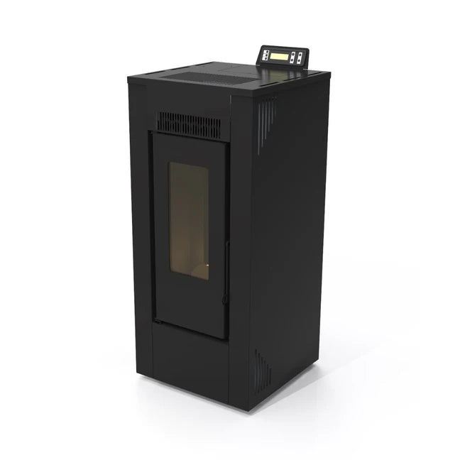 Poêle à Granulés Etanche - EMAFLAM DEVA Noir - 10,3 k