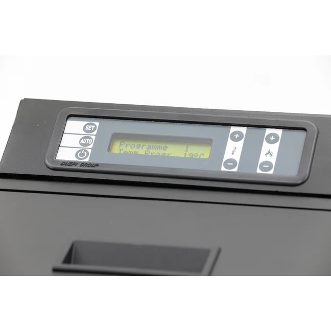 Poêle à Granulés Etanche - EMAFLAM ALBA Blanc - 11.4 kW