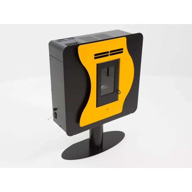 Poêle à Granulés Etanche EMAFLAM LUNA JAUNE 5.6 kW