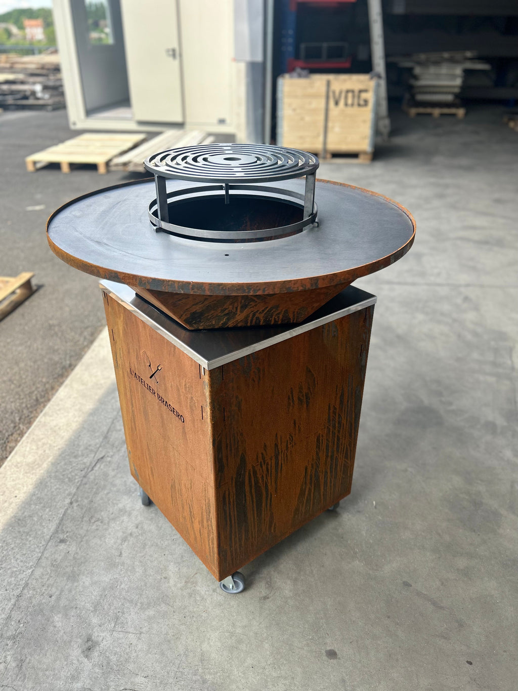 Brasero 850 - Corten