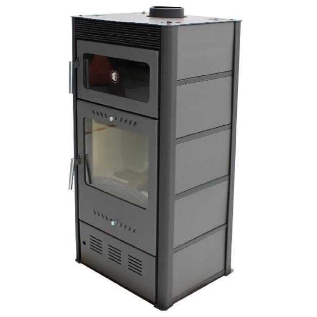 Poêle à bois avec four MODERNA Horno Luxe 7.78kW Gris