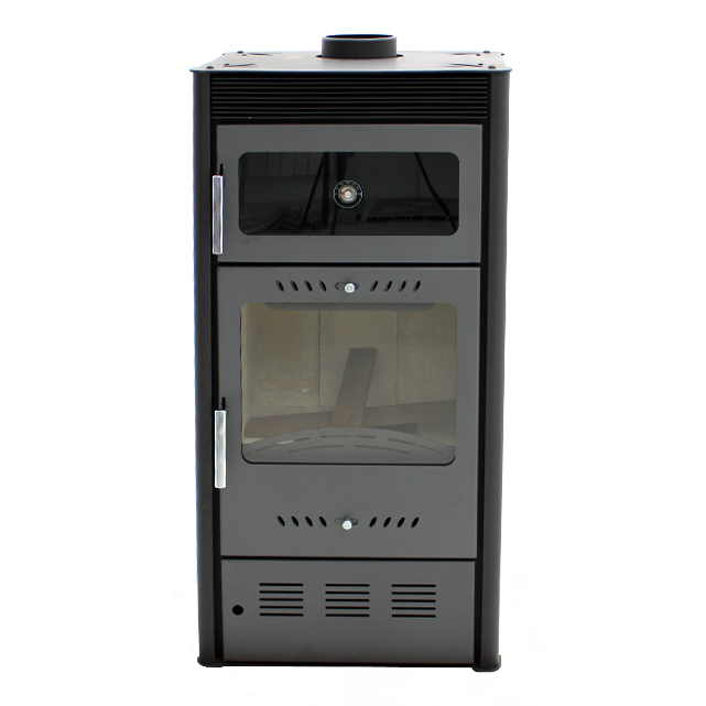 Poêle à bois avec four MODERNA Horno Luxe 7.78 kW Rouge