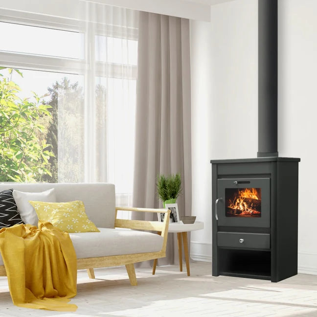 Poêle à bois - BELLEZA MEGA MAX - 10 kW